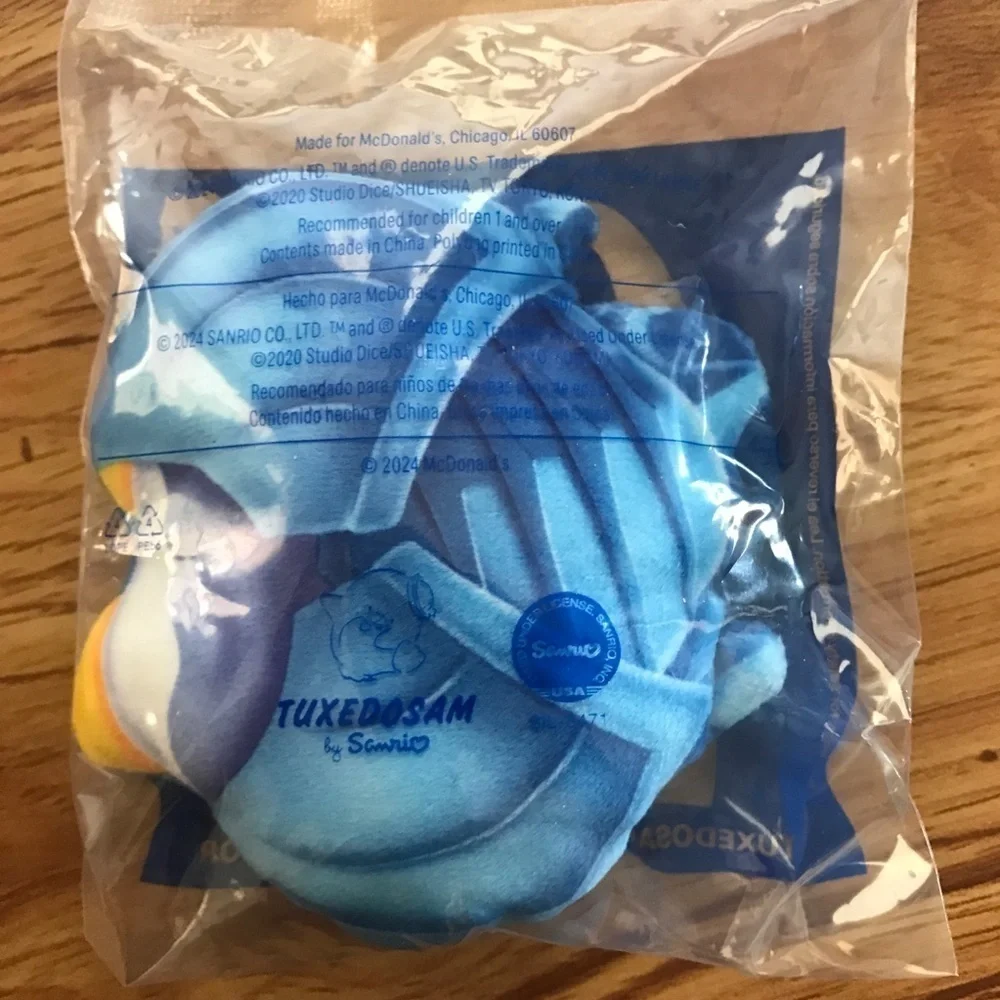 *New* Yu-Gi-Oh! X Sanrio tuxedo Sam McDonald’s small plush doll
